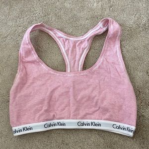 small calvin klein bra